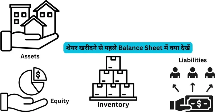 शेयर खरीदने से पहले balance sheet में क्या देखें