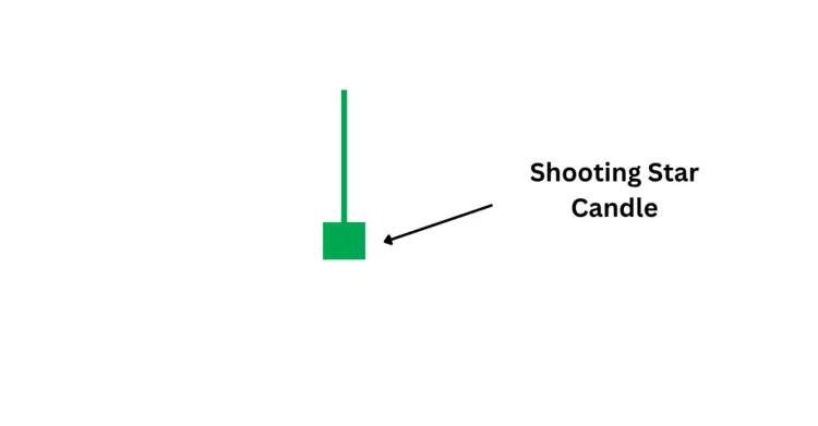 shooting star candle