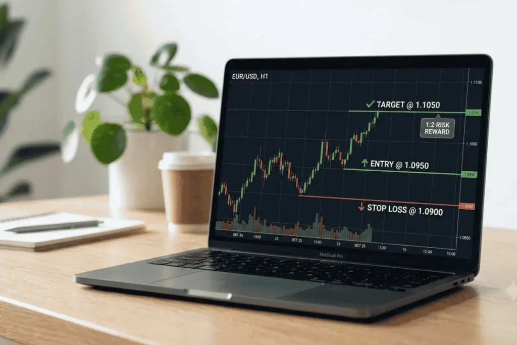 swing trading support resistance entry