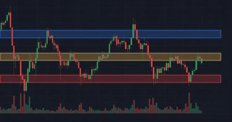 Chart Par Zyada Support Resistance Lines Ho To Kya Kare – sirf strong key zones ko highlight karne ka example

