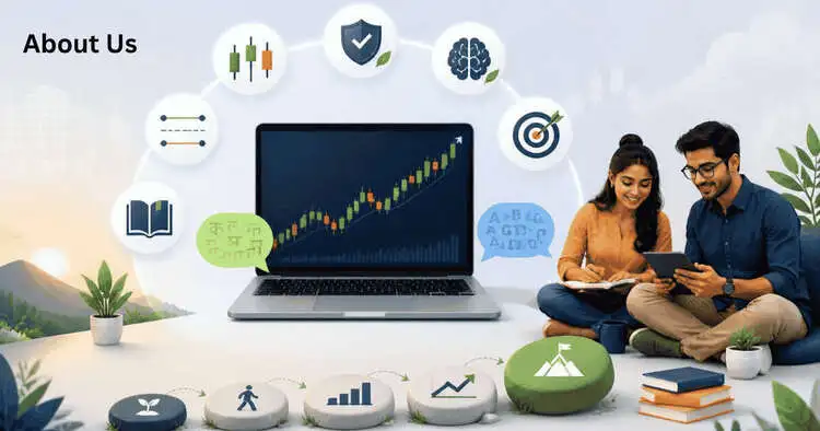 Beginners और intermediate traders के लिए Hindi-Hinglish में share market, technical analysis और trading psychology सीखने का step-by-step रास्ता